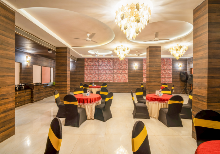 Perseus hall arranged for a birthday party