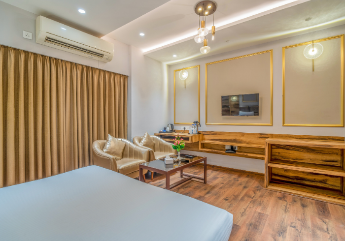 Family room sitting area with sofa